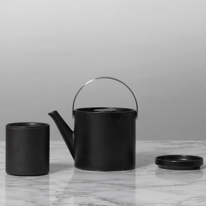 P & T Porcelain Teapot graphite | VE: 6 Einheit