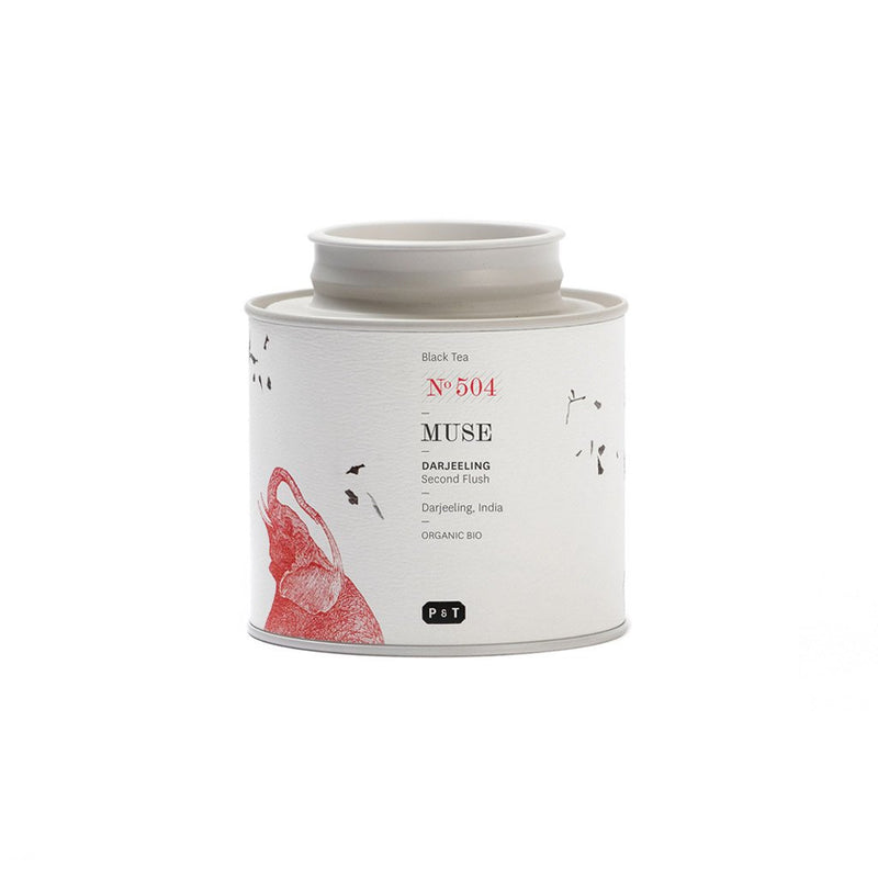 Muse N°504  fruity, mellow, aromatic A second flush Darjeeling with muscatel notes.  Black Tea, Darjeeling, India Paper & Tea