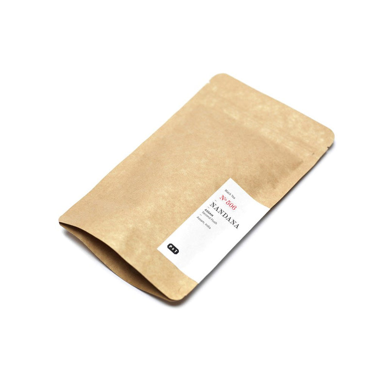 Nandana N°506 mild, malty, honey An intense and full-bodied black tea from Assam.  Black Tea, Assam, India Paper & Tea